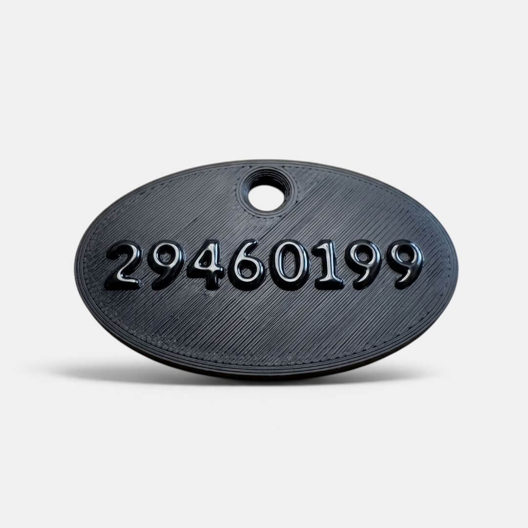 ObiDog medaljons sunim ar vārdu un telefona nr.