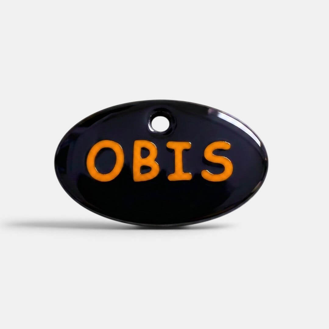 ObiDog medaljons sunim ar vārdu un telefona nr.