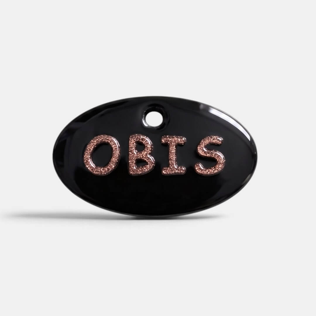 Dog ID Tag with Name and Phone Number